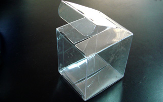 Clear folding cartons