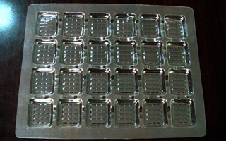 Automobile plastic tray